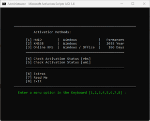 Activar de windows y office desde consola sin instalar nada