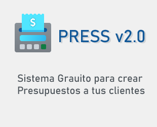 PRESS v2: Crear presupuestos para tus clientes